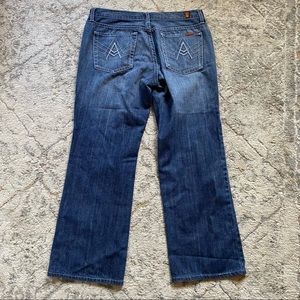 7 For All Mankind Austyn A Pocket Medium Wash Blue Jeans Mens Size W36 L29